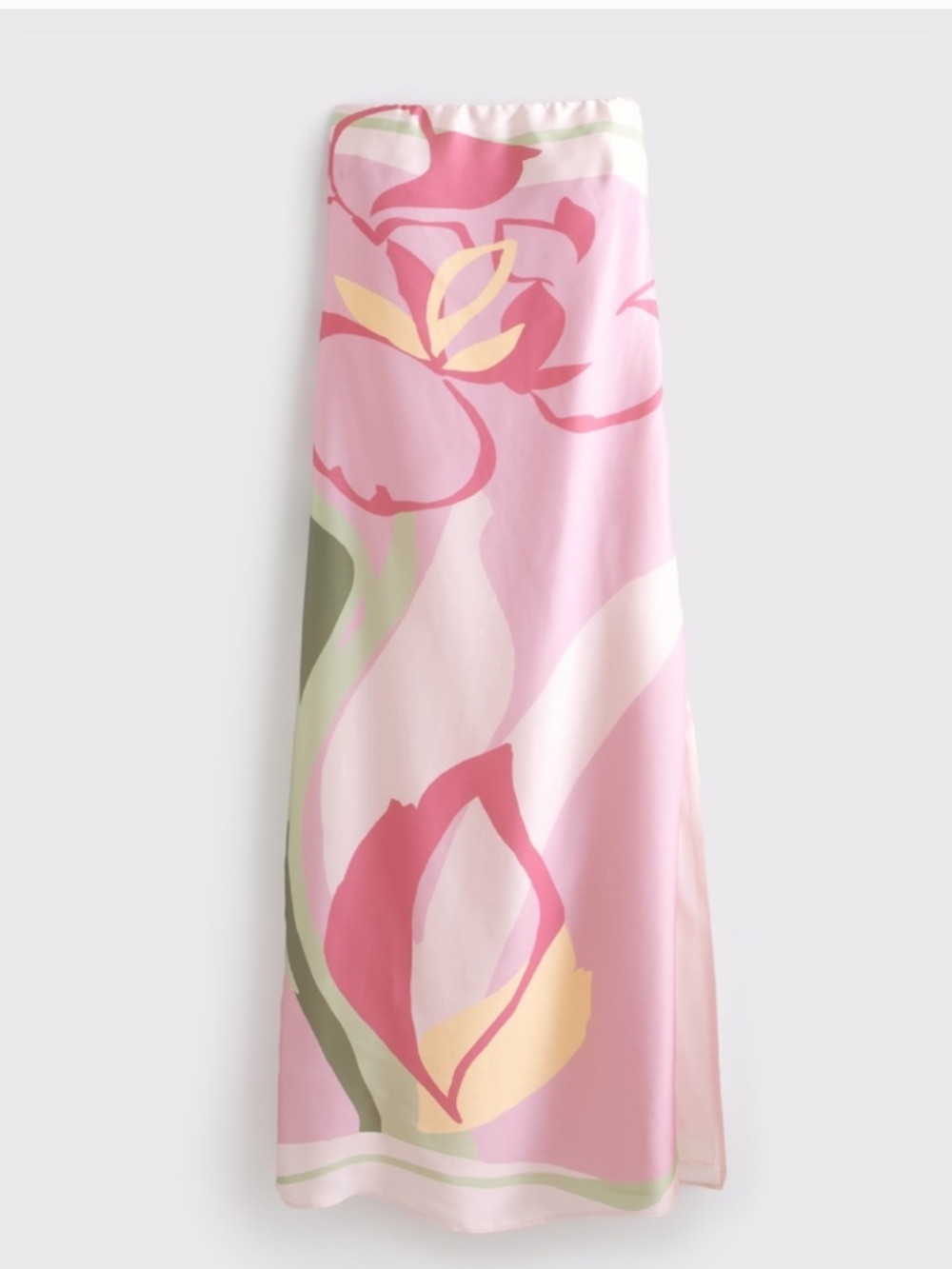 Strapless Slip Maxi Dress